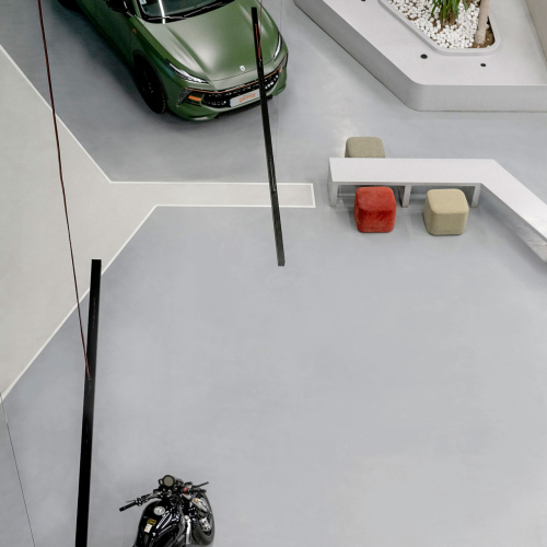Social gathering platform designed by GRID Architecture Office inside Aftab-e-Fars Complex in Shiraz, Iran.