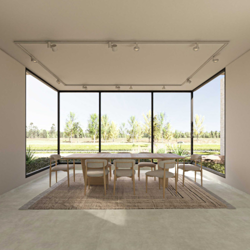 Contemporary villa design of Villa No.12 by GRID Architecture Office in Estakhr Town, Shiraz, Iran.