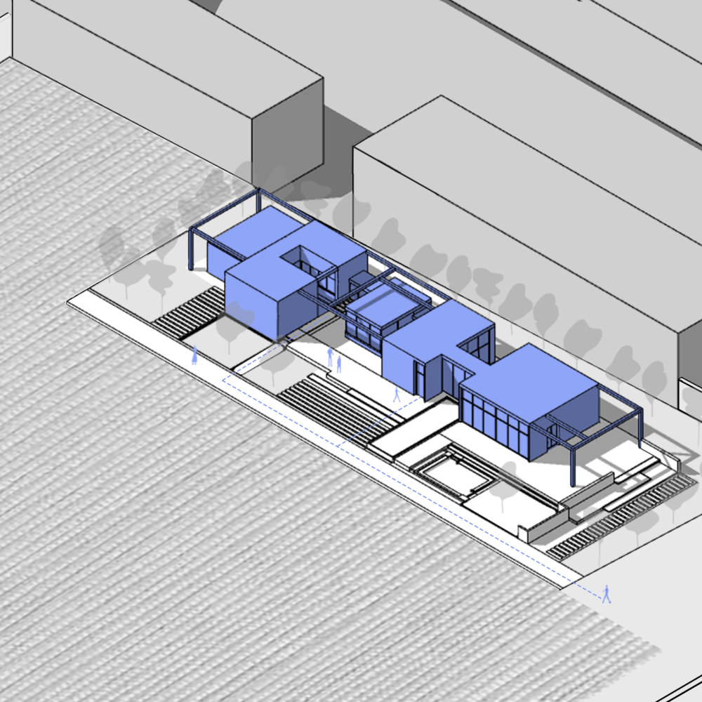 Contemporary villa design of Villa No.12 by GRID Architecture Office in Estakhr Town, Shiraz, Iran.