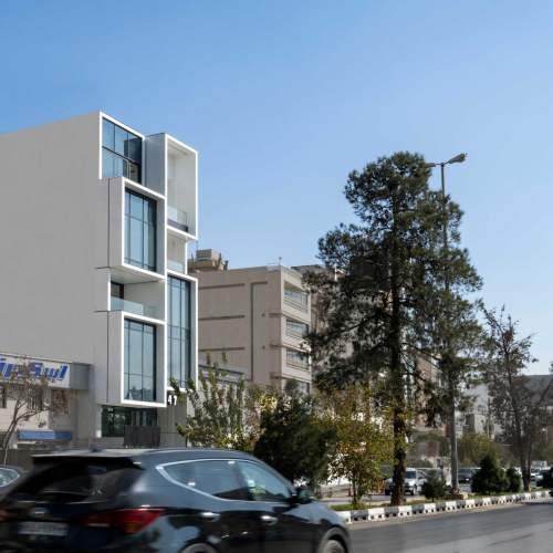 معماری تجاری معاصر مجتمع تجاری 147 توسط دفتر معماری گرید در شیراز، ایران.